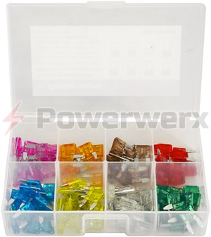 Picture of 100 Piece Automotive Mini/ATM Blade Fuse Assortment Kit
