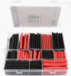 MIXED HEAT SHRINK TUBE TOOL KIT SET IN CASE 171pce RED BLACK YELLOW BLUE GREEN 