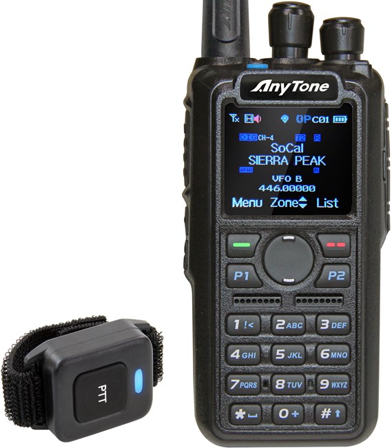 Picture of Anytone AT-D878UV Plus Digital DMR Dual-band Handheld Commercial Radio with GPS and Bluetooth