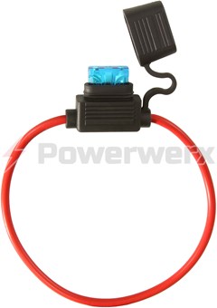 Picture of ATC/ATO Inline Fuse Holder (Gauge: 12, Color: Red)