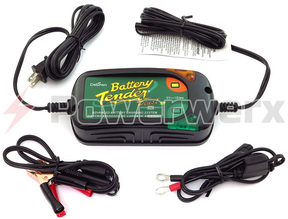 Picture of Battery Tender 022-0185G-DL-WH Plus Battery Charger/Maintainer 12V @ 1.25A