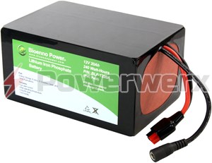 Picture of Bioenno BLF-1220A 12V, 20Ah Lithium Iron Phosphate (LiFePO4) Battery, PVC