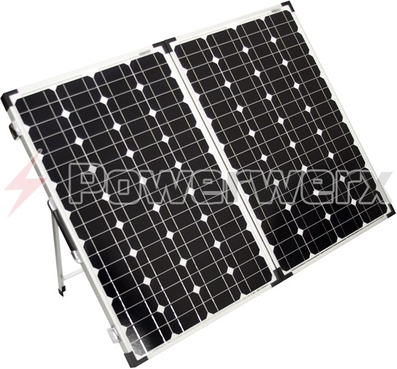 Picture of Bioenno Power BSP-120 120 Watt Foldable Solar Panel for Charging Power Packs and Padded Case