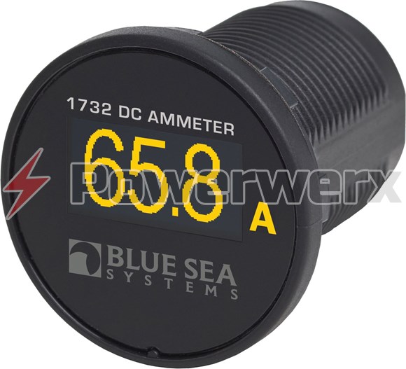 Blue Sea Systems 8017 DC Ammeter and Shunt 0-100 Amperes New 
