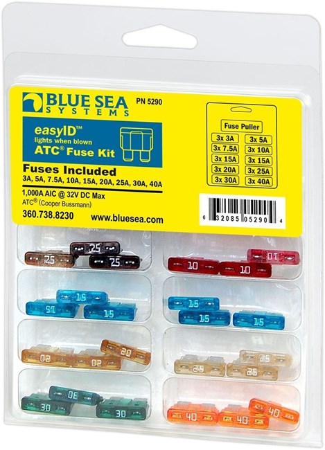 Picture of Blue Sea 5290 easyID ATC Fuse Kit