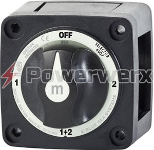 Picture of Blue Sea 6007200 m-Series Mini Selector Dual Battery Switch Black