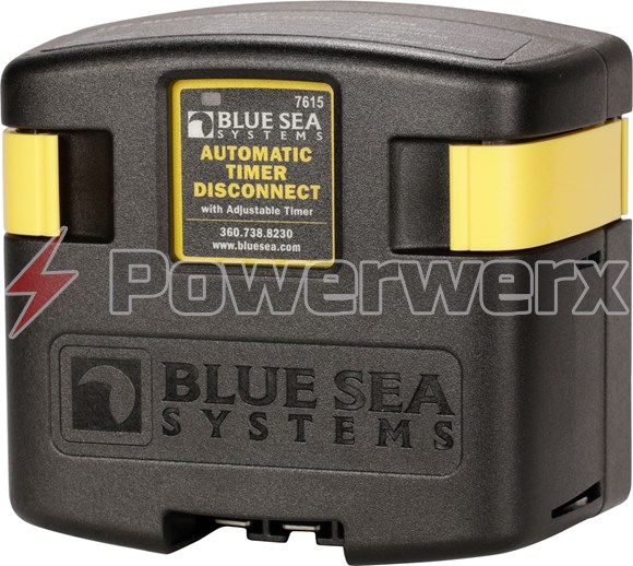 Picture of Blue Sea 7615 DC Timer with Low Voltage Disconnect Battery Guard