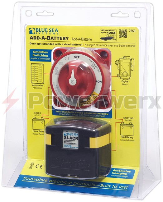 Picture of Blue Sea 7650 Add-A-Battery Kit 120A