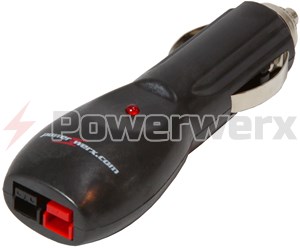 Picture of CigBuddy, the portable cigarette lighter plug to Powerpole adapter