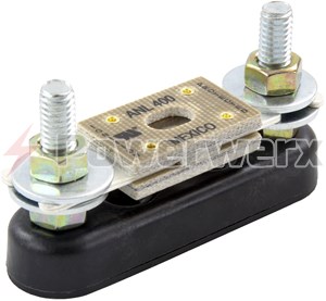 ANL Heavy Duty Fuse Holder and 2 Wafer Fuses 150 200 300 AMP CQ-1100 Audiopipe 