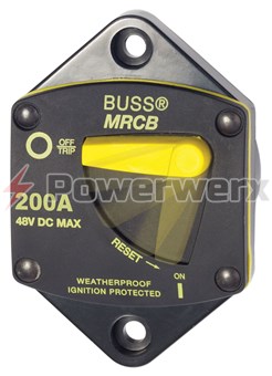 Bussmann Series 184050F Surface Mount Circuit Breaker  50A 42V WATERPROOF 