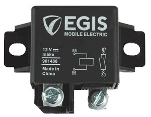 Picture of Egis Mobile Electric 901488 Power Relay, 12VDC, SPST, 75A, Dual Contact