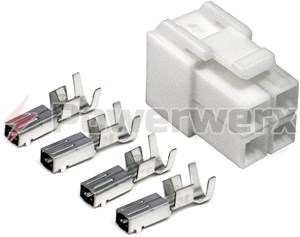 Picture of HF 4 pin Power connector for HF Power cords