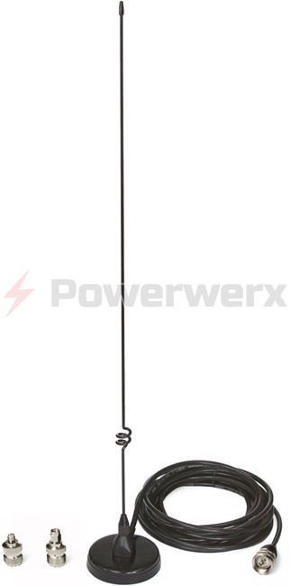 Picture of Magnetic Mount Dual-Band Antenna with Coax Cable PL-259, SMA Standard & SMA Reverse Connectors