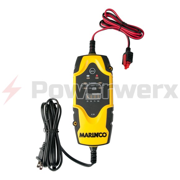 Picture of Marinco 27104 Charge Pro Portable Battery Charger 4.3 Amp 6V/12V