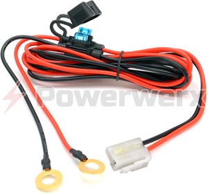 Picture of Mobile Radio DC Power Cable OEM-T to 5/16" Ring Terminals