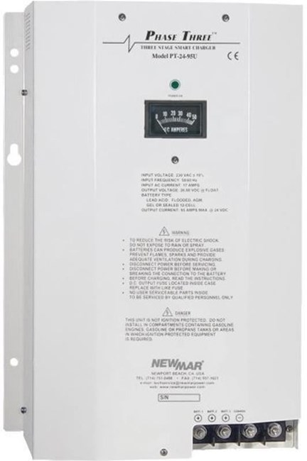 Picture of Newmar PT-24-95U Phase Three PT Series Battery Charger (Volts: 24, Amps: 95)