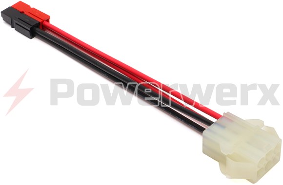 Picture of OEM Molex type 6 pin female socket (HFSOC) to Powerpole adapter