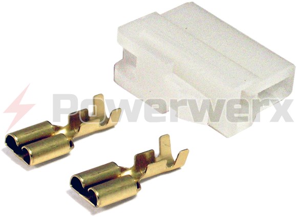 Picture of Original 2 pin Power connector for VHF/UHF Power cords - Power source side