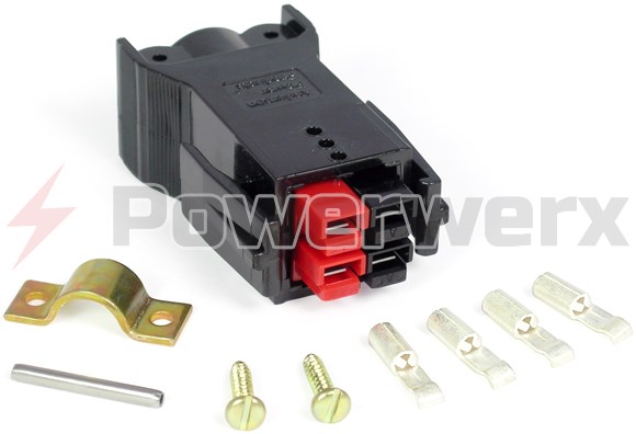 Picture of Plug with Latch for Chassis Mount Powerpole Connectors