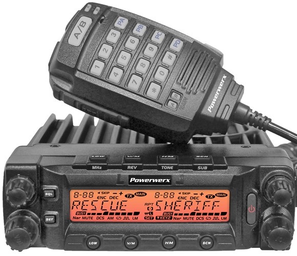 Picture of Powerwerx DB-750X Dual Band VHF/UHF 750 Channel Commercial Mobile Radio