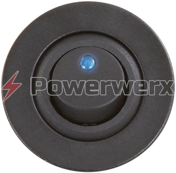Picture of Powerwerx Panel Mount Blue Switch for 12V Systems