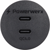 Picture of Powerwerx Panel Mount Dual USB Type-C QC4.0 Fast Device Charger