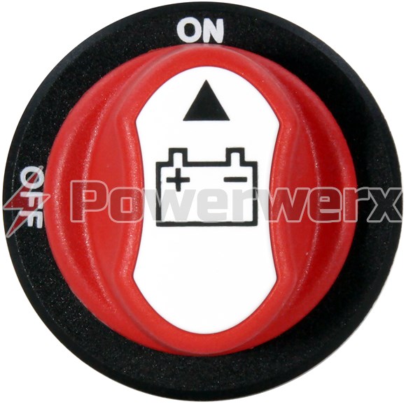 Picture of Powerwerx PanelHDSW Heavy Duty 100A Panel Mount ON-OFF Battery Switch