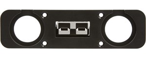 Picture of Powerwerx PanelPlateSB3 for Anderson SB50 Series Connectors with Two Panel Mount 1-1/8" Holes