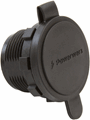 Picture of Powerwerx PanelPoleGZ, Panel Mount Housing for a Single Vertical Stacked Fingerproof Powerpole with a Weather Tight Cover