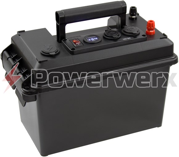 Picture of Powerwerx PWRbox Portable Power Box for 12-15Ah SLA or AGM Batteries