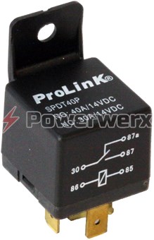 Picture of ProLink SPDT Relay with Plastic Bracket 40 Amps