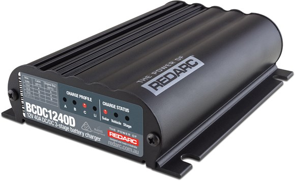Picture of REDARC BCDC1240D Dual Input 40A In-Vehicle DC-to-DC Battery Charger