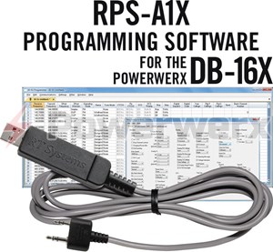 Picture of RT Systems RPS-A1X-USB Advanced Radio Programming Software and USB Cable for Powerwerx DB-16X