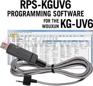 Picture of RT Systems RPS-KGUV6-USB Advanced Radio Programming Software and USB Cable Kit for Wouxun Radios KG-UV6X and KG-UV6D