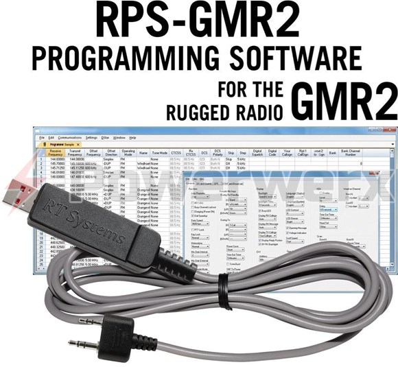 Picture of RT Systems RRS-GMR2-USB Advanced Radio Programming Software and USB Cable Kit for Rugged Radios GMR2 Radio