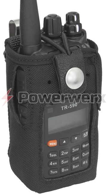 Picture of TERA CSC-590 Heavy Duty Nylon Windowed Radio Case with Stainless Belt Clip