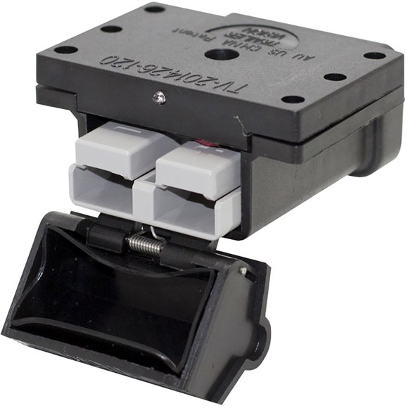 Picture of Trailer Vision Surface Mount Enclosure and Cover for Anderson SB120 Series Connectors
