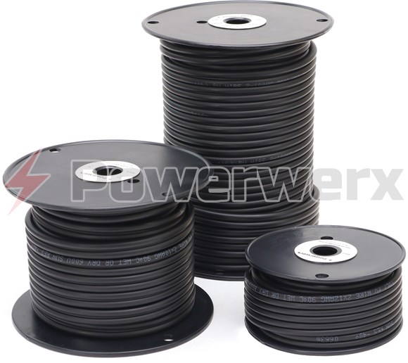 Picture of Twin Solar PV Wire 600V (Gauge: 12, Length: 250 ft., Color: Black)