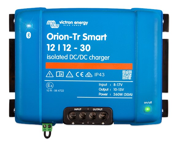 Picture of Victron Energy ORI121236120 Orion-Tr Smart 12/12-30A (360W) Isolated DC-DC charger